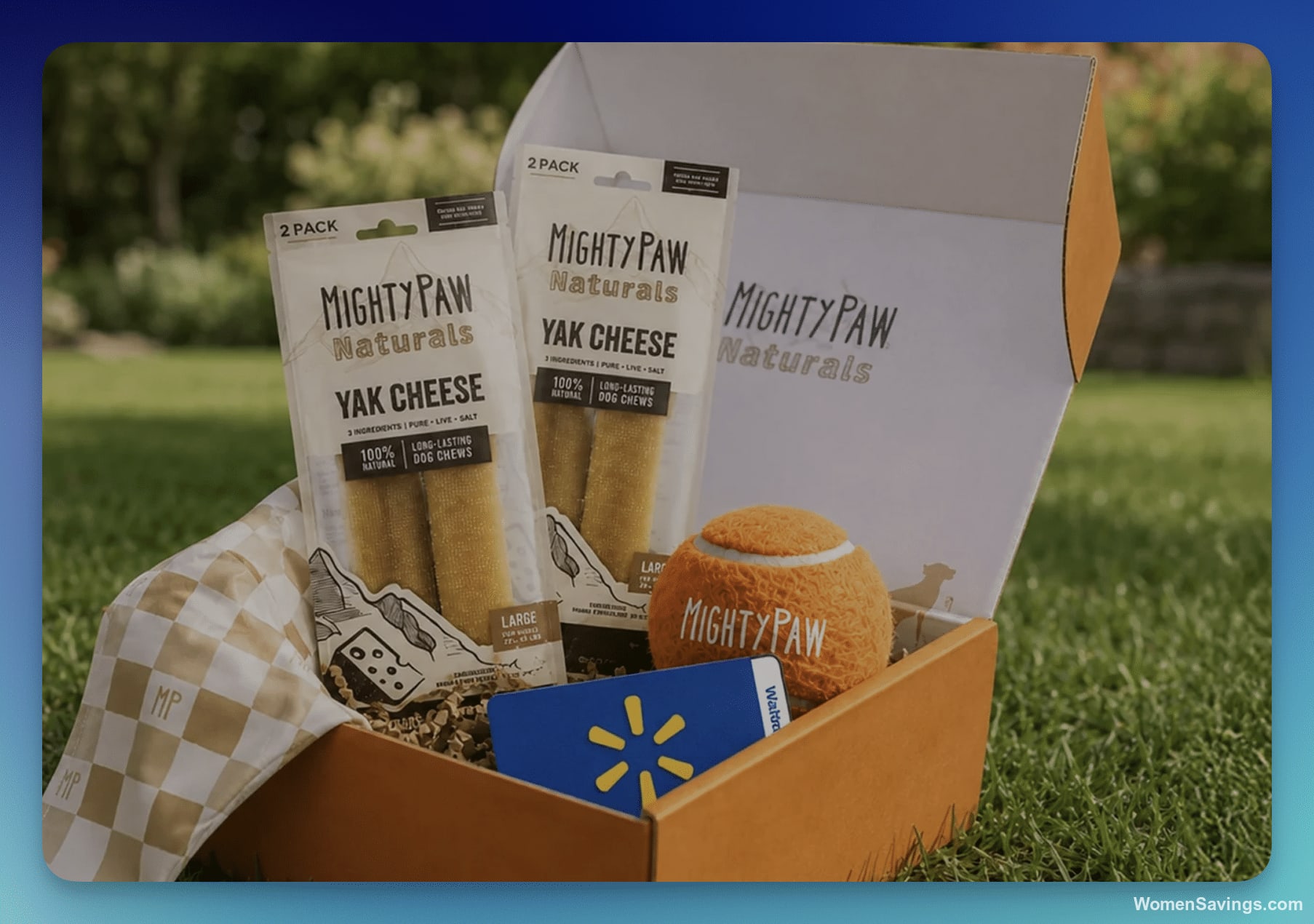 Win $100 Walmart Gift Card + Mighty Paw Dog Treats