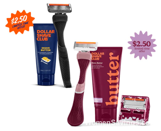 Dollar Shave Club Starter Set for $2.50 + Free Shipping