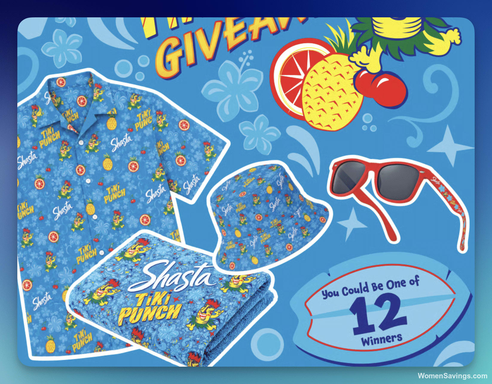 Shasta Tiki Time Sweepstakes - Win Summer Gear