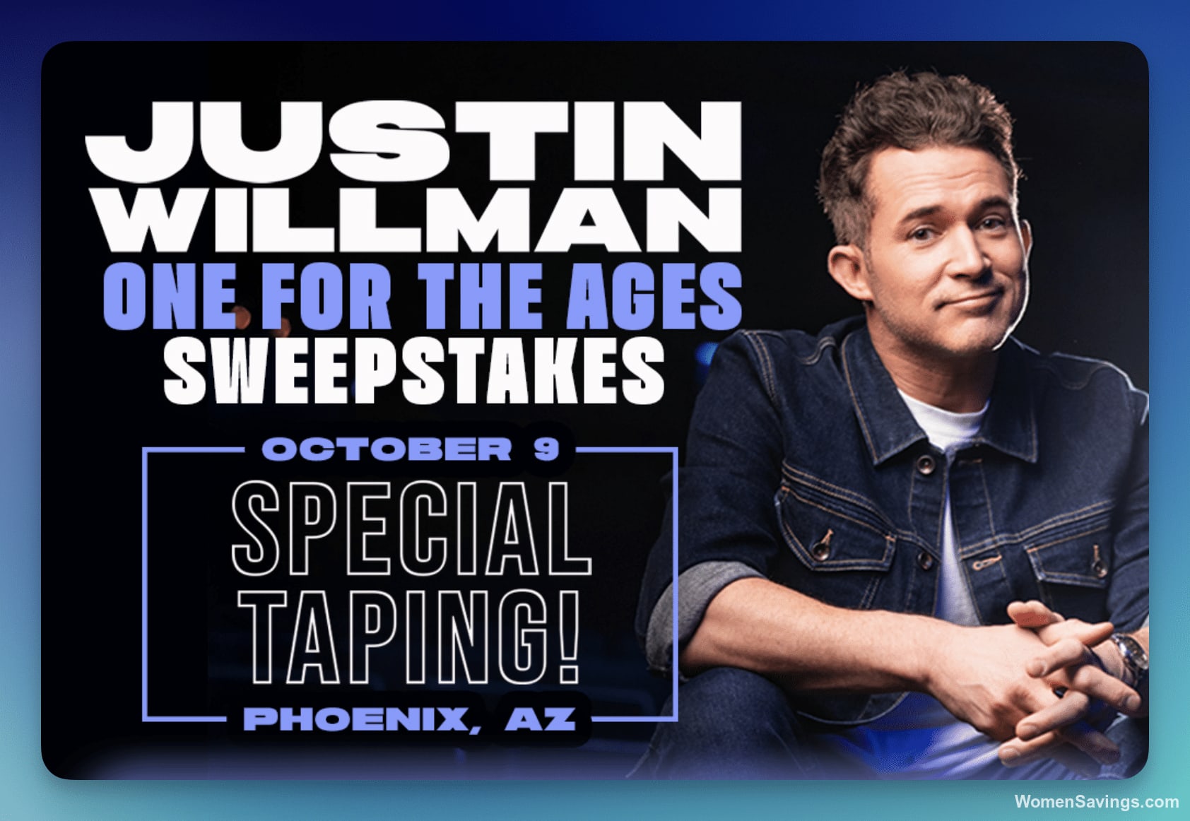 Win a VIP Justin Willman Magic Show Experience at Outback