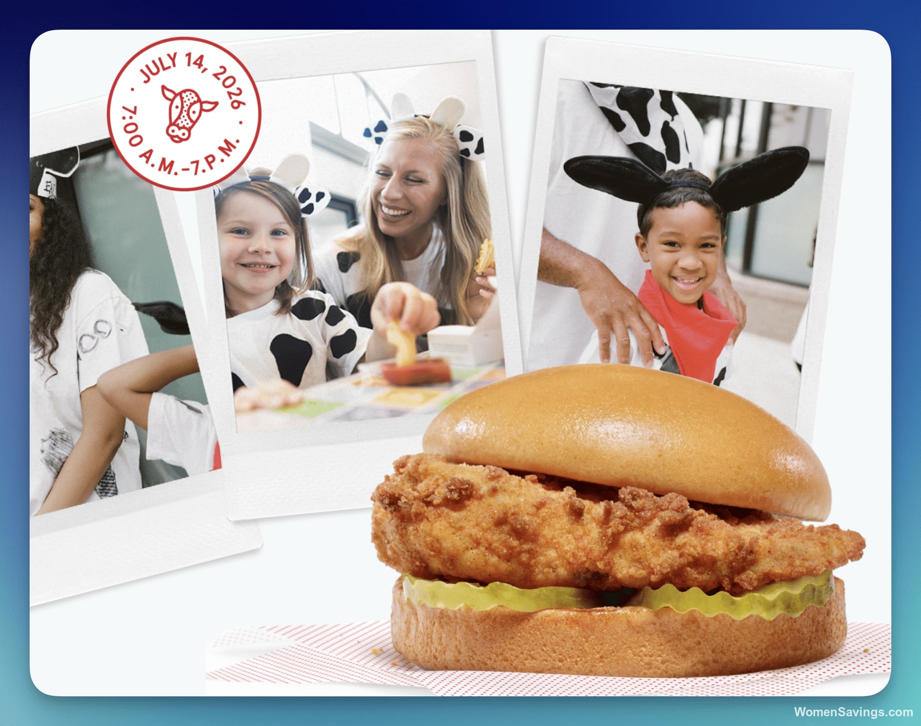 Chick-fil-A: FREE Entree on Cow Appreciation Day & FREE Fries