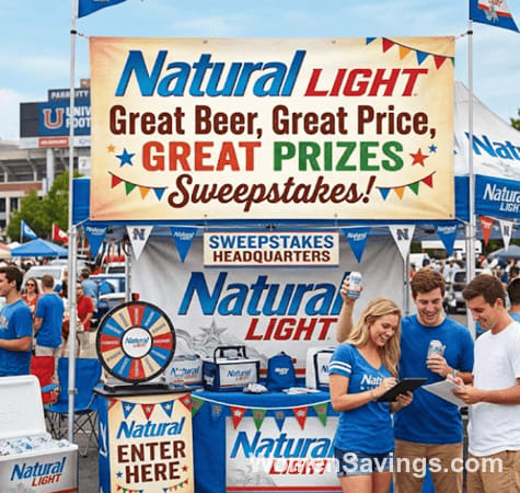 Natural Light Great Beer, Great Price, Great Prizes Sweepstakes