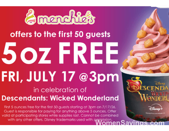 FREE 5oz Froyo at Menchies on July 17 at 3pm