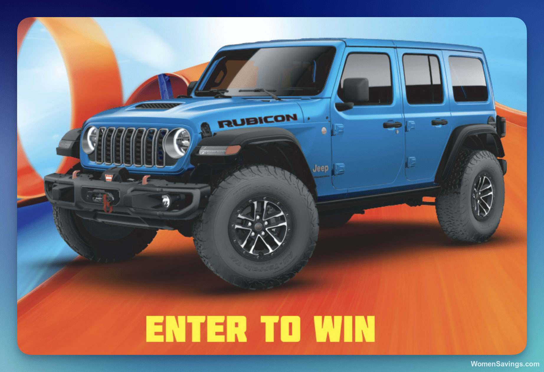 Hot Wheels Jeep Wrangler Sweepstakes - Win Up to $65,000