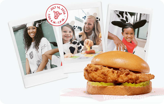 Chick-fil-A Cow Appreciation Day – FREE Entrée on July 14th!