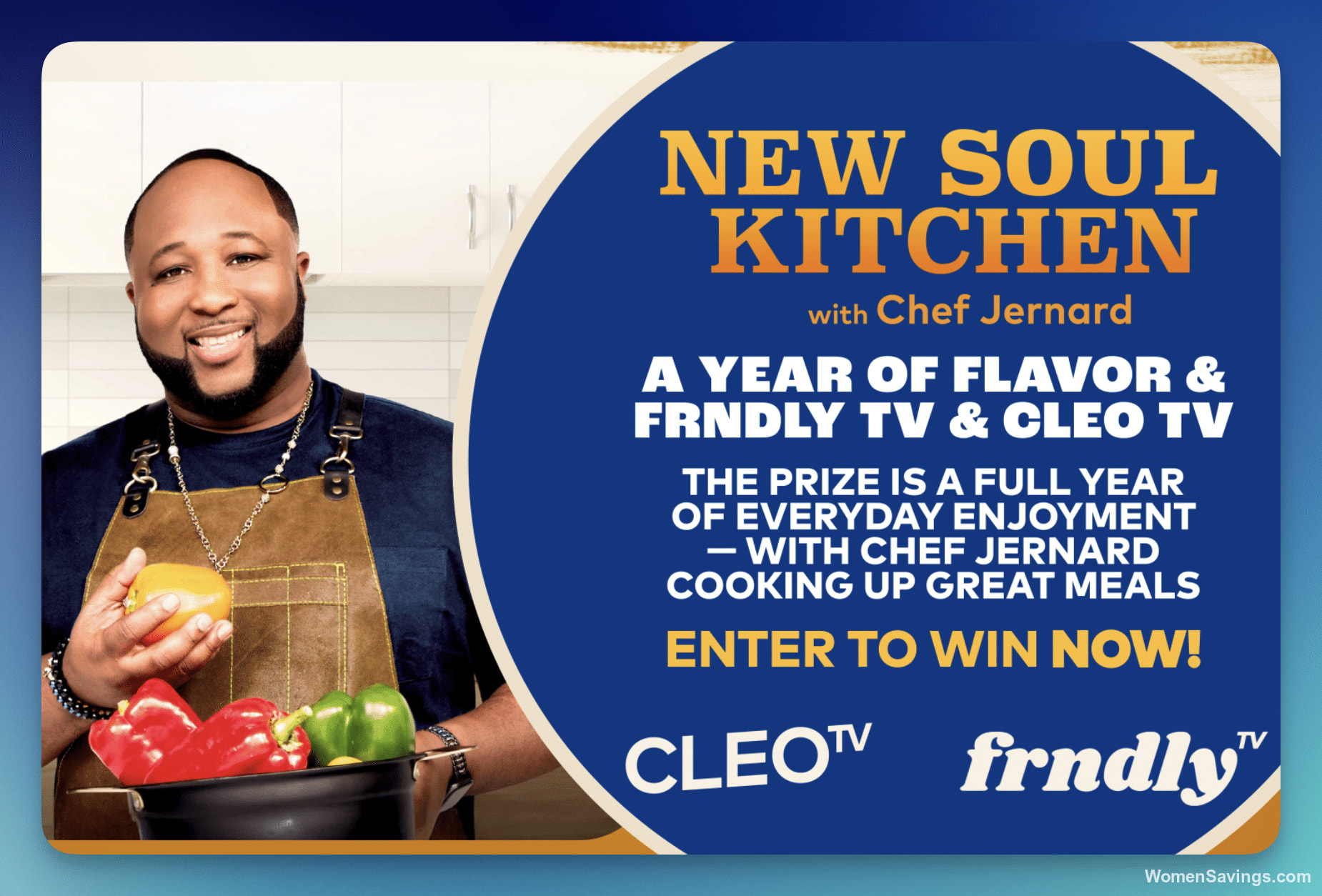 Cleo TV Year of Flavor Sweepstakes - Win Free FRNDLY Streaming