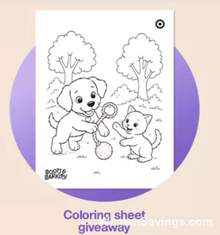 FREE Boots & Barkley Coloring Sheet at Target