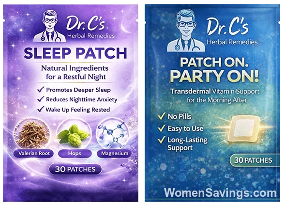 FREE Sample of Dr. C's Herbal Remedies Sleep or Party Patch