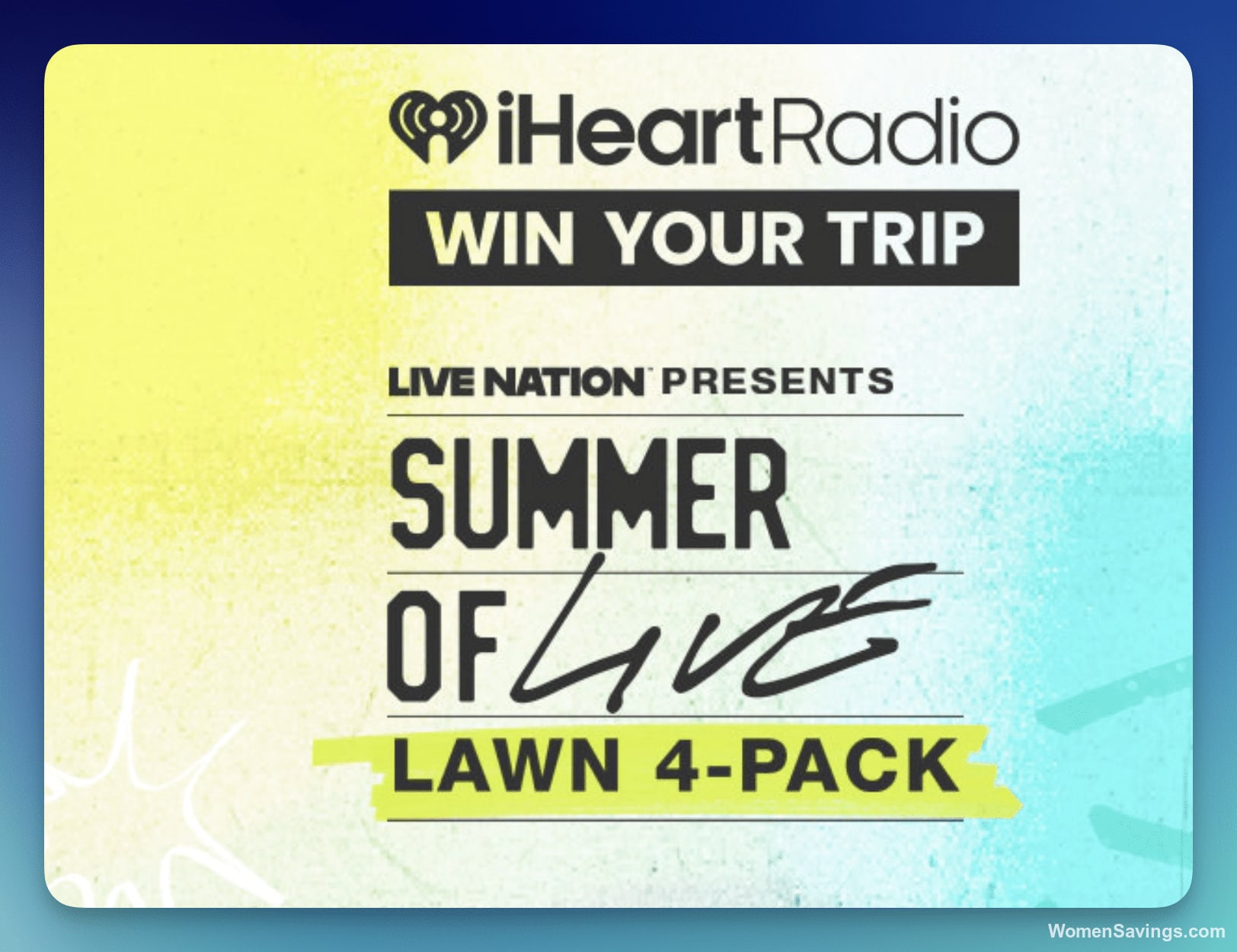 Live Nation Summer of Live Sweepstakes - VIP Concert Trip