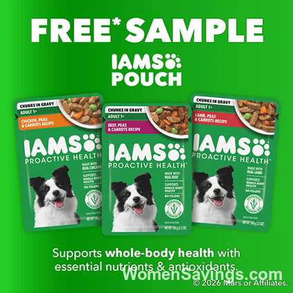 FREE IAMS PROACTIVE HEALTH Wet Pouch Dog Food Sample