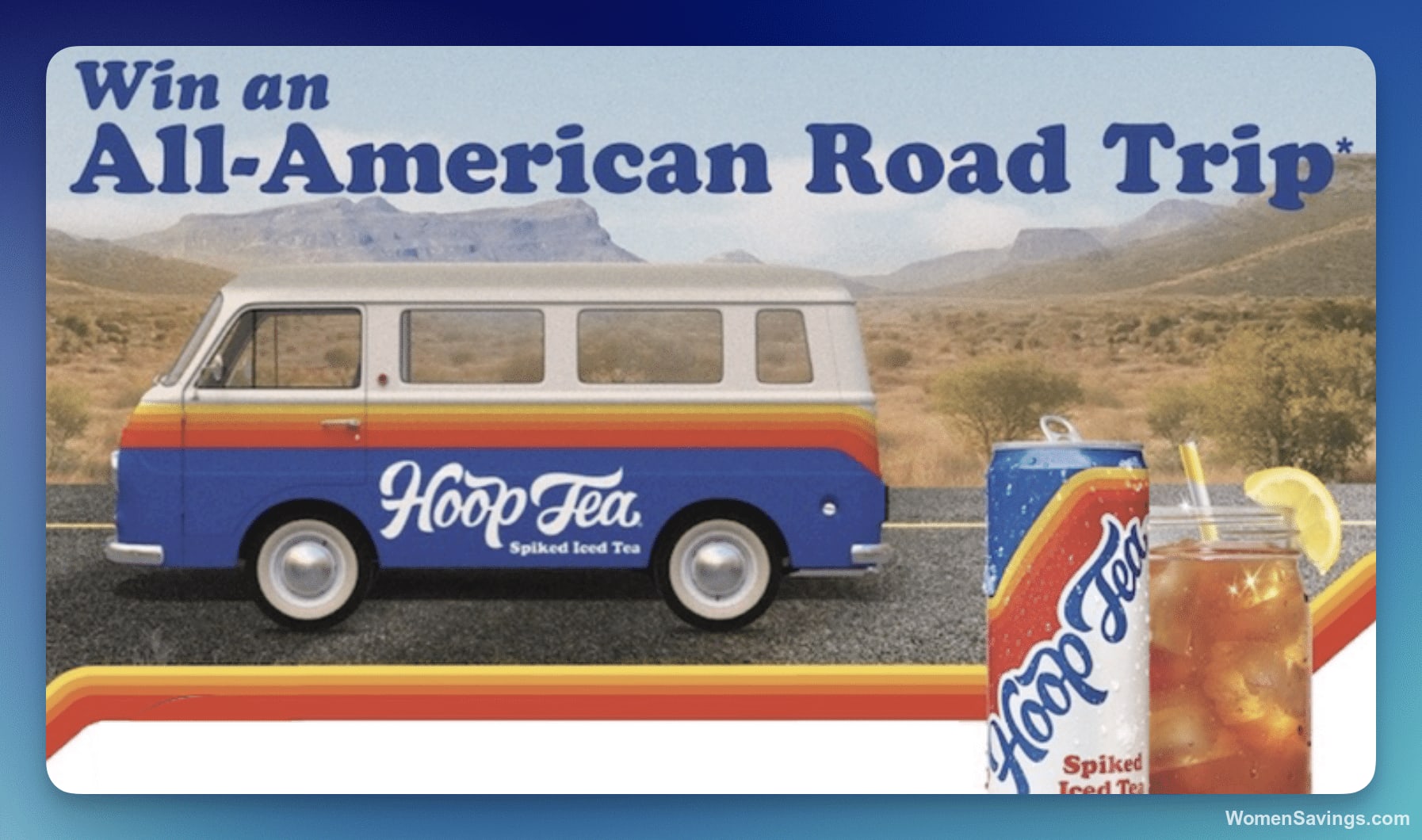 Hoop Tea All American Summer Road Trip Sweepstakes: Win $3,000!