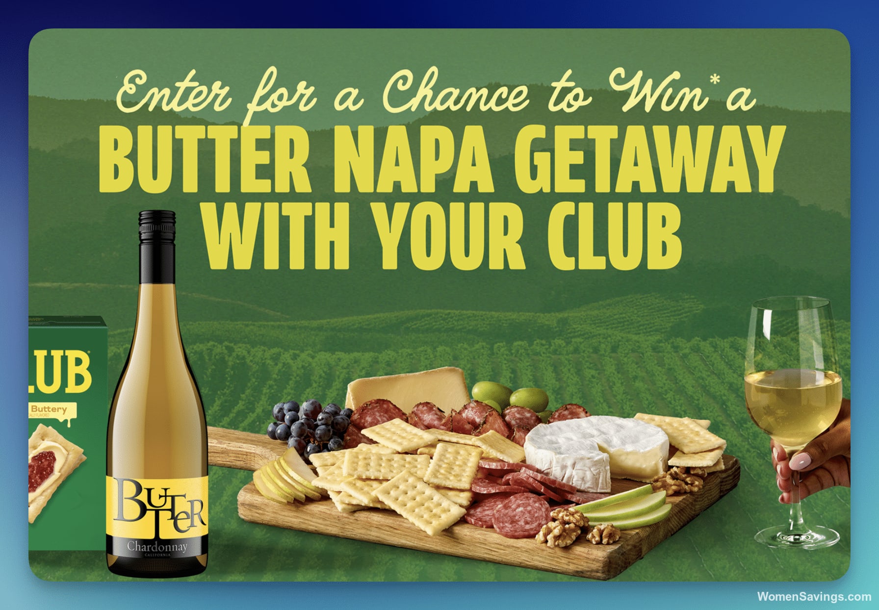 Club Crackers x Butter Wines Napa Weekend Sweepstakes
