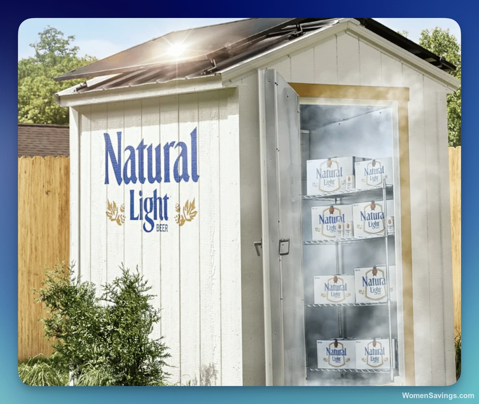 Natural Light CoolShed Sweepstakes - Win $19,431 or Solar Cooler