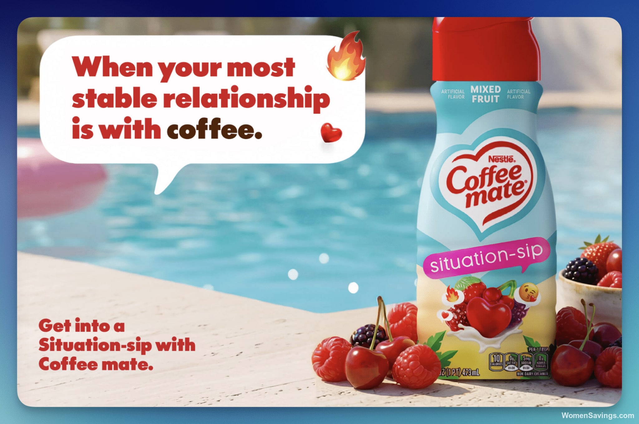 FREE Coffee Mate Situation-Sip Mixed Fruit Creamer