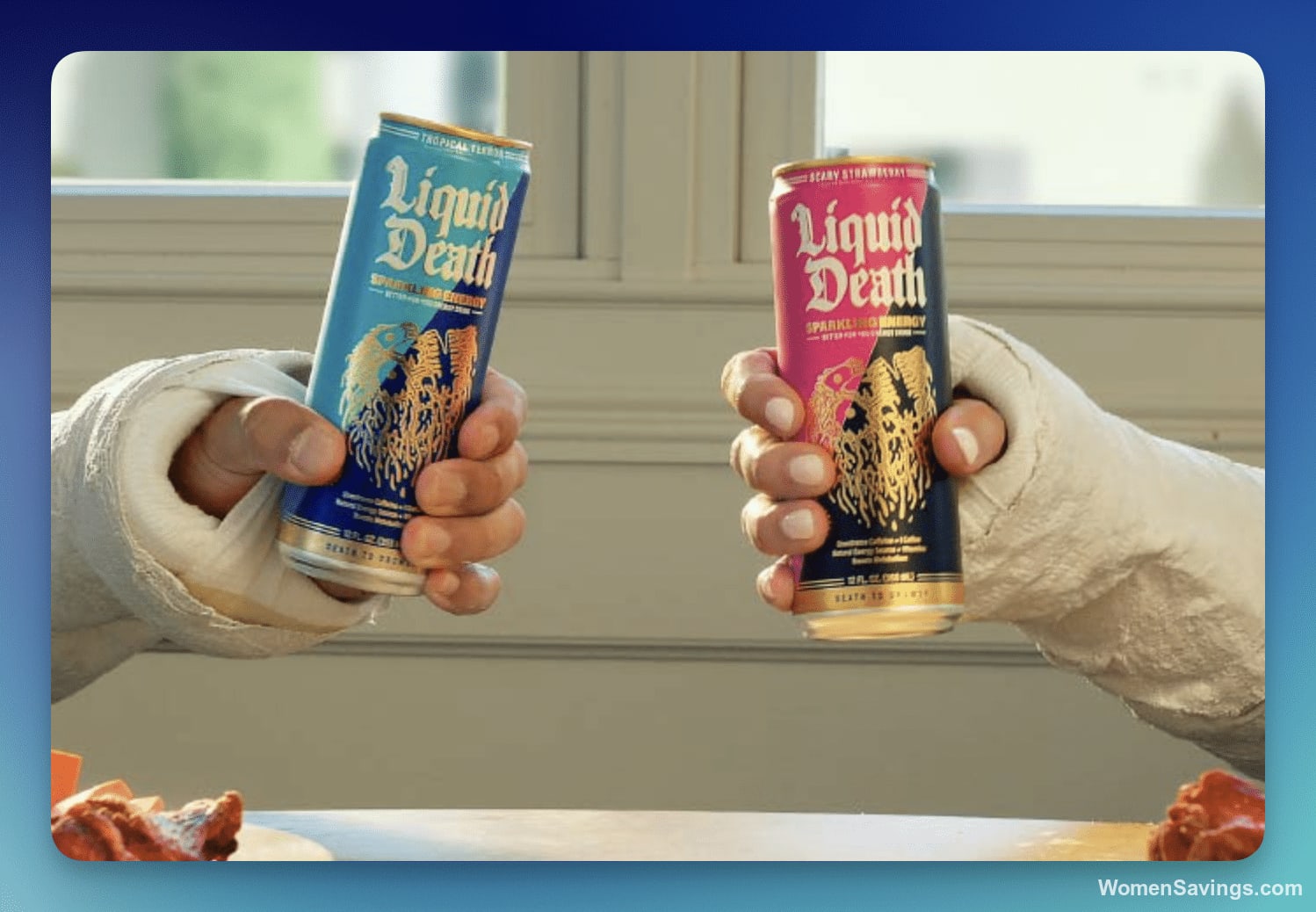 Liquid Death Gets You Chicken Wings Sweepstakes - 1,500 Winners
