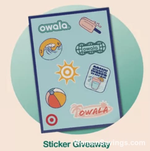 FREE Owala Stickers at Target on Saturday, July 18