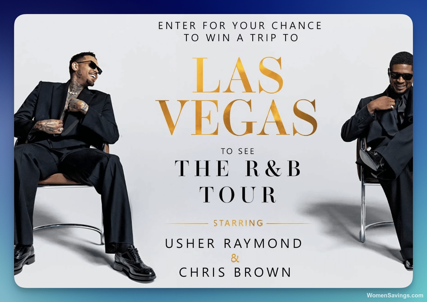 Win a Las Vegas Trip to See Usher & Chris Brown