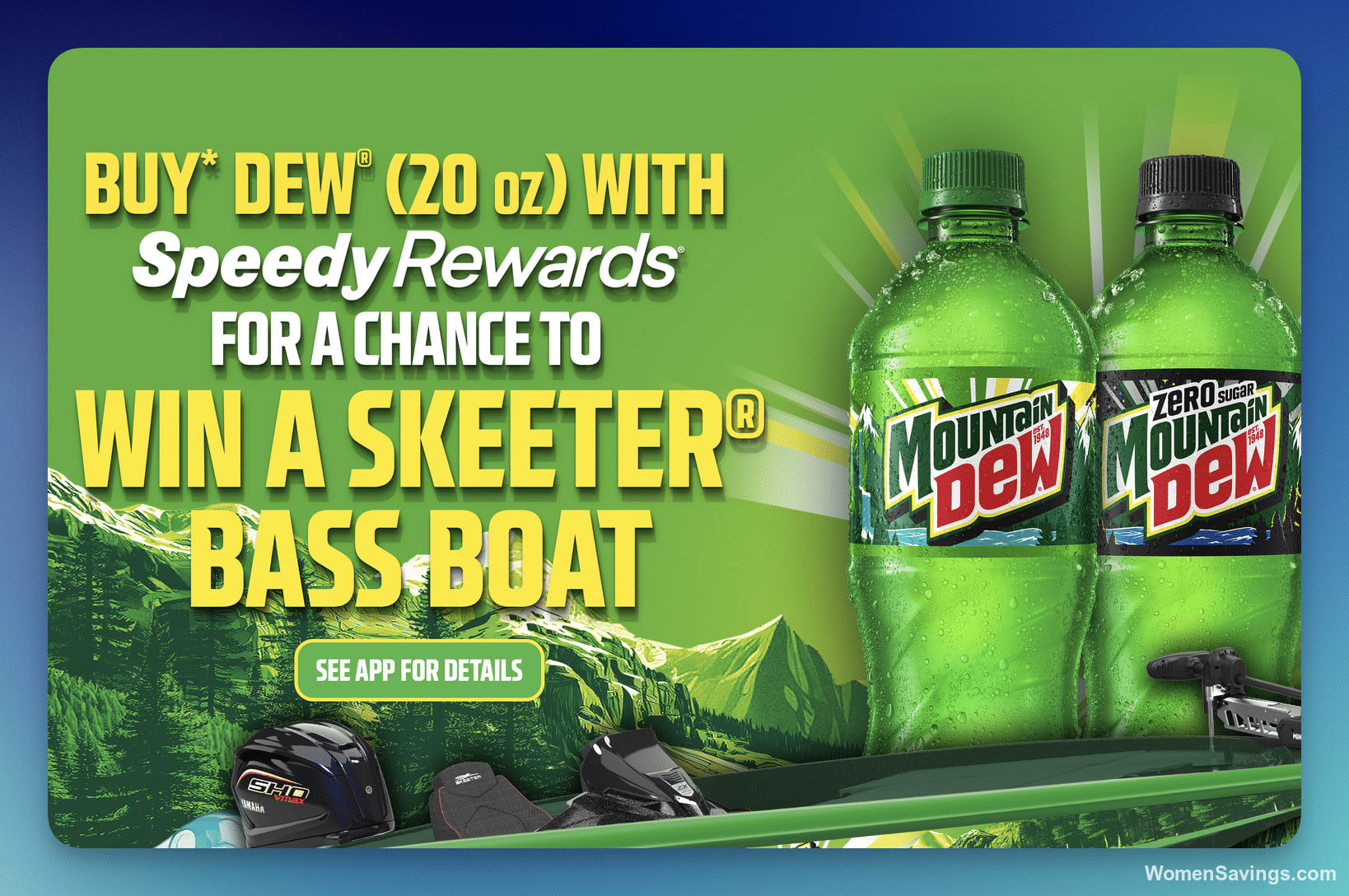 Speedway Dew "Dew Win a Boat" Sweepstakes