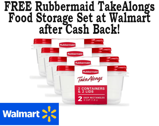 FREE Rubbermaid TakeAlongs Food Storage Set at Walmart