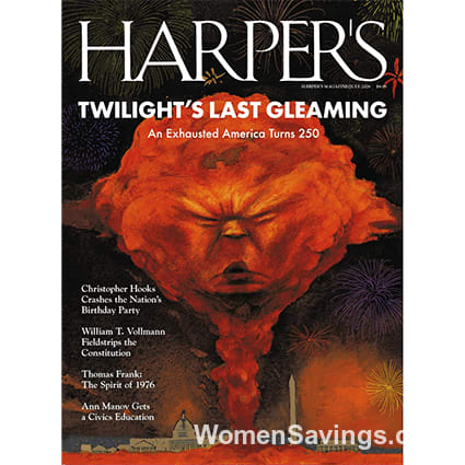 FREE 1-Year Subscription to Harper's Magazine