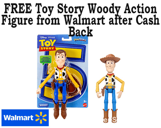 FREE Toy Story Woody Action Figure from Walmart