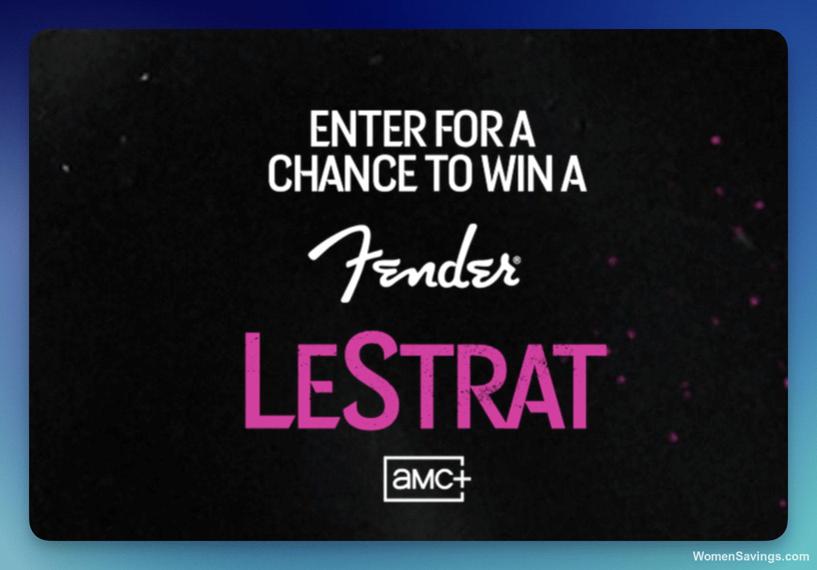 Win a $11,450 Fender Custom Shop LeStrat from AMC's The Vampire Lestat