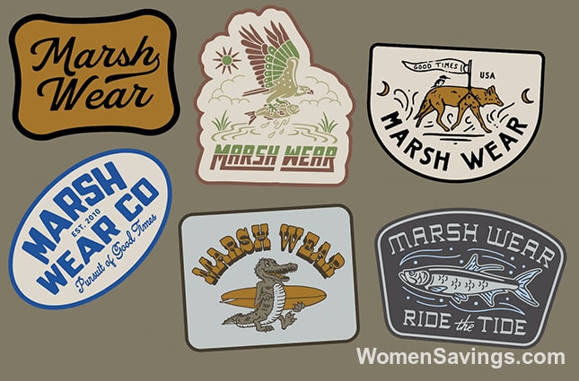 FREE Marsh Wear Sticker Sheet