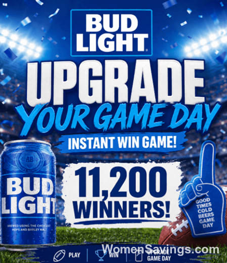 Bud Light Game Day Instant Win - Win NFL Tickets & Grills!