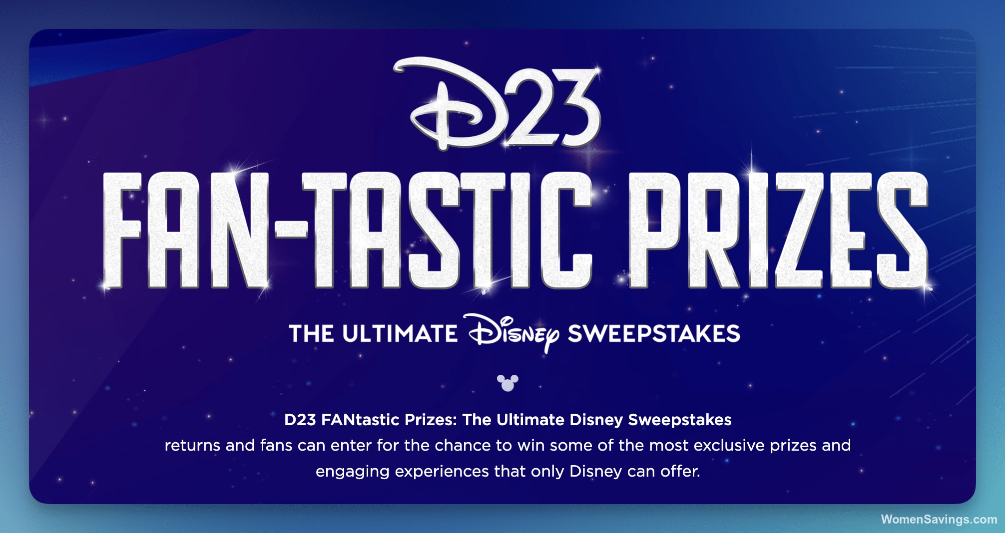 D23 Ultimate Disney Sweepstakes - Win Cruises & Trips