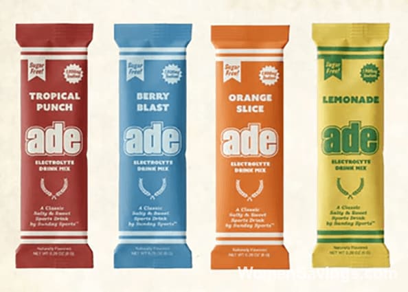 FREE Sunday Sports 4-Stick Electrolyte Drink Mix Sample Pack