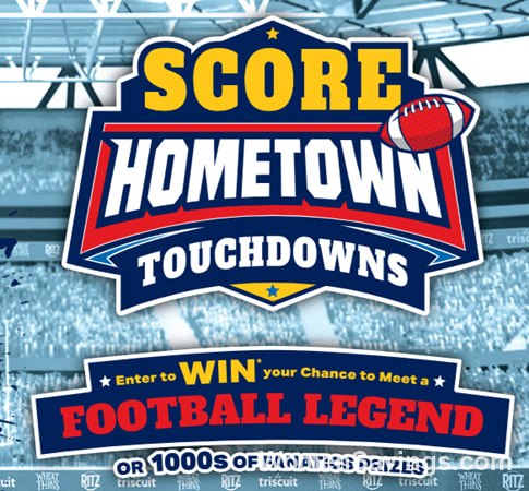 Mondelēz Hometown Touchdowns Sweepstakes - Over 10,000 Winners!