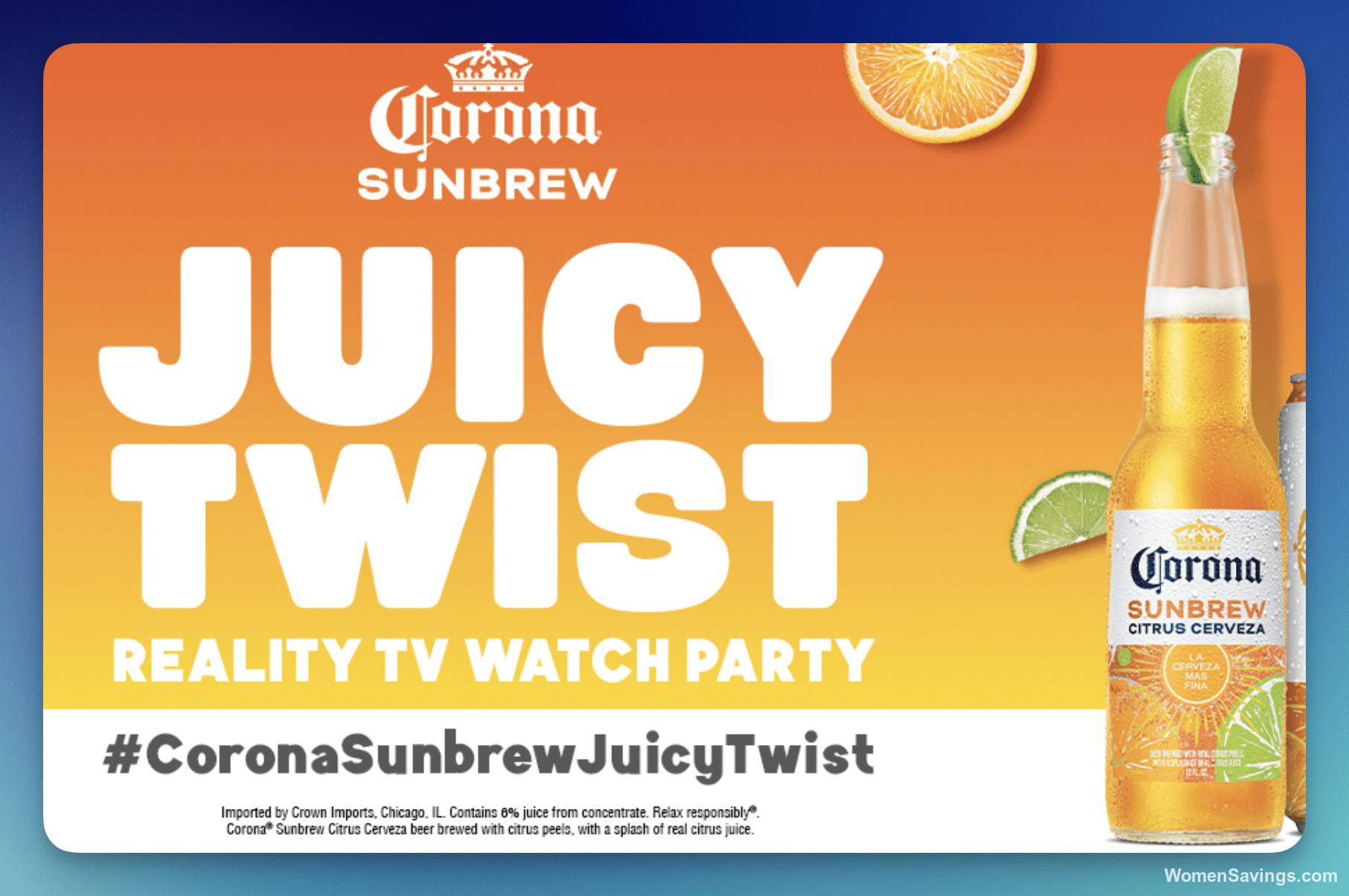 FREE Corona Sunbrew Juicy Twist Party Kit for Select Adults