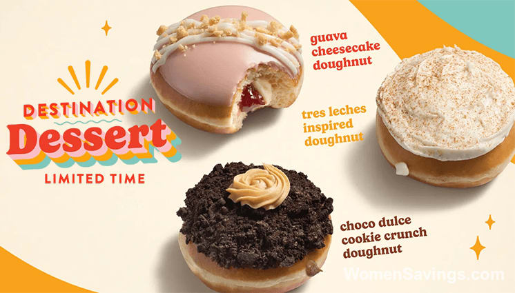 FREE Destination Desserts Doughnut at Krispy Kreme
