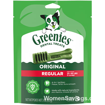 FREE GREENIES Original Dog Dental Treats Sample