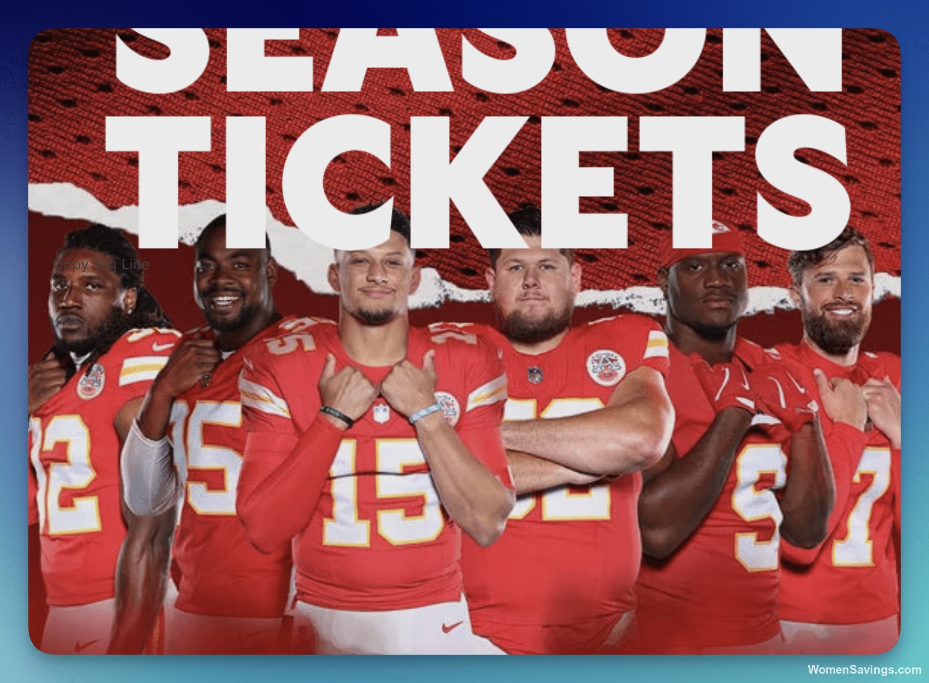 Tyson Kansas City Chiefs Season Tickets Sweepstakes