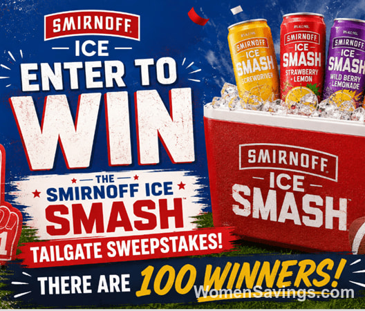 Smirnoff Ice Smash Tailgate Sweepstakes - 100 Winners!