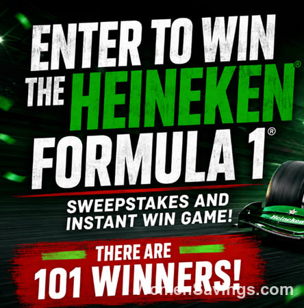Win Heineken F1 Prizes - Daily Entry Sweepstakes