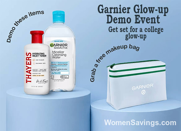FREE Garnier Makeup Bag at Target on August 15th