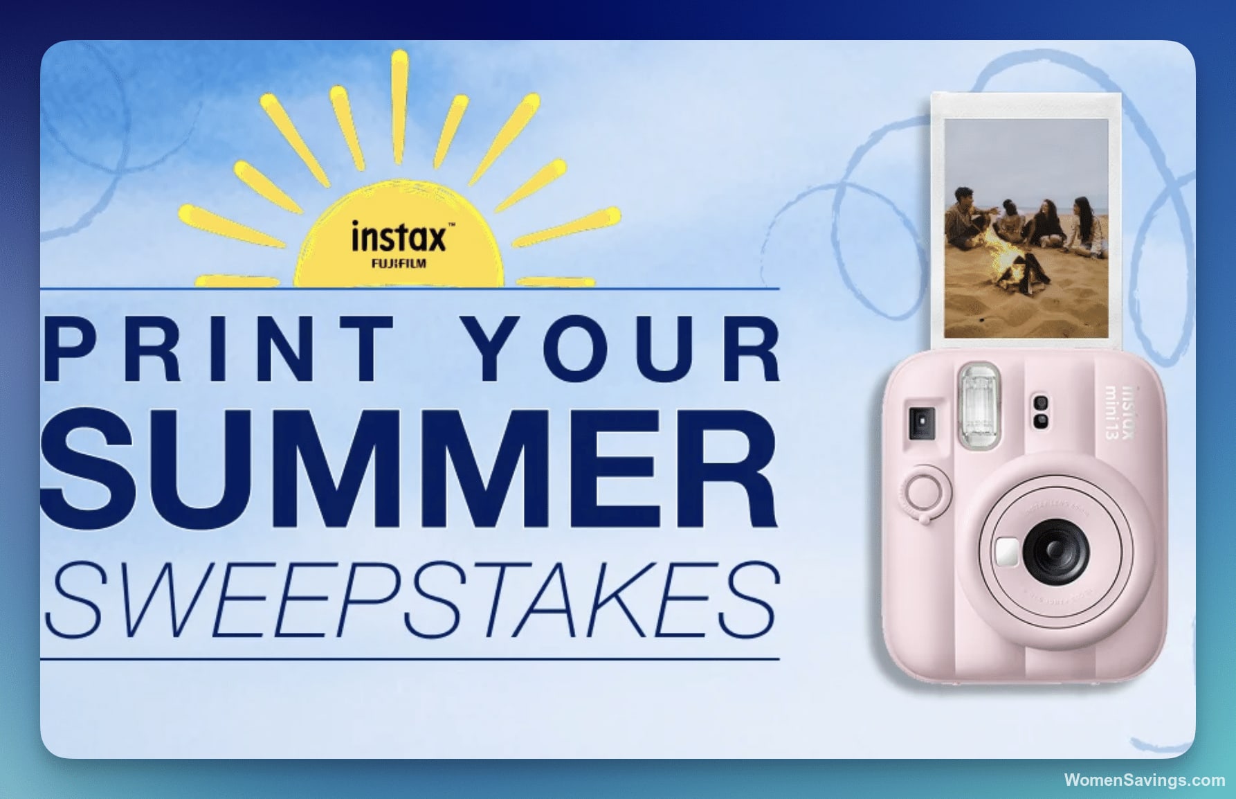 Instax Print Your Summer Sweepstakes - Win an Instant Camera