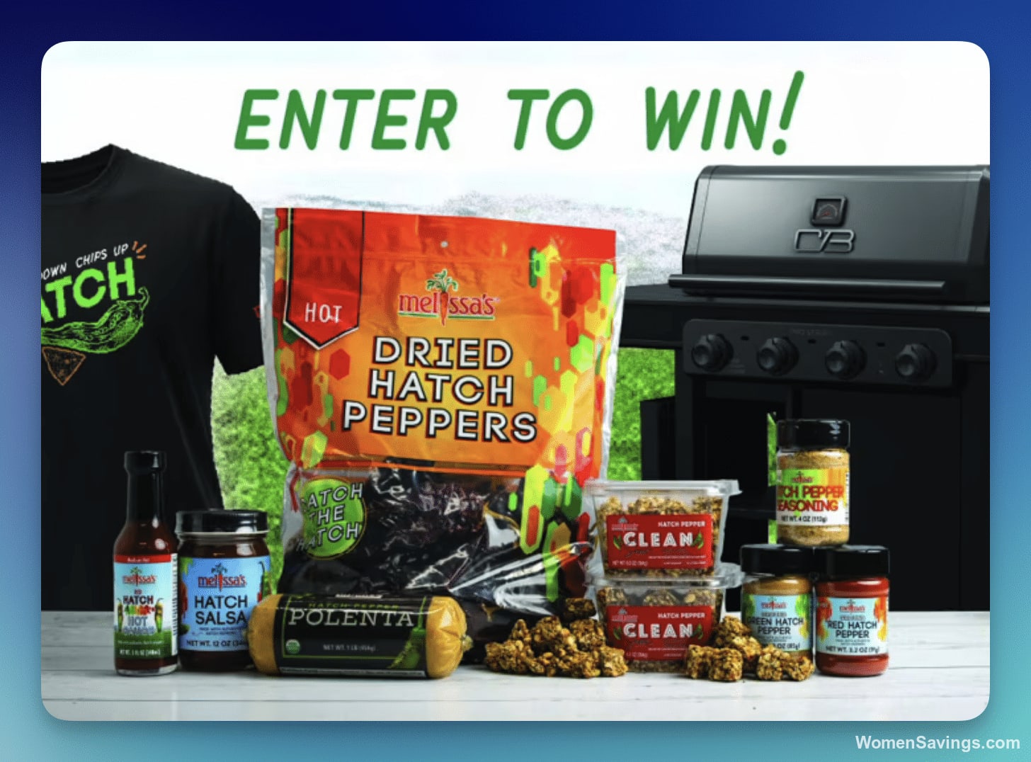 Win a Char-Broil Grill in Melissa's Hatch Chile Challenge