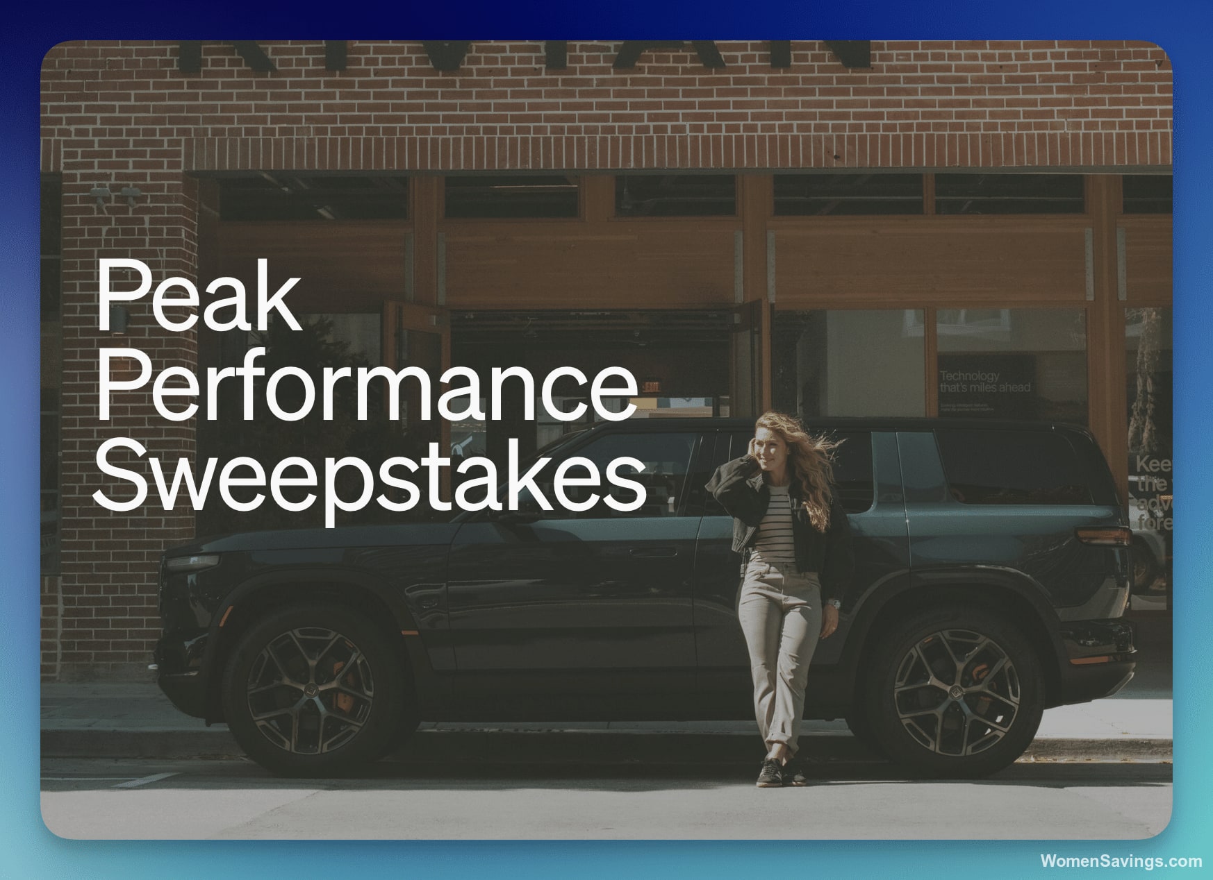 Rivian Peak Performance Sweepstakes