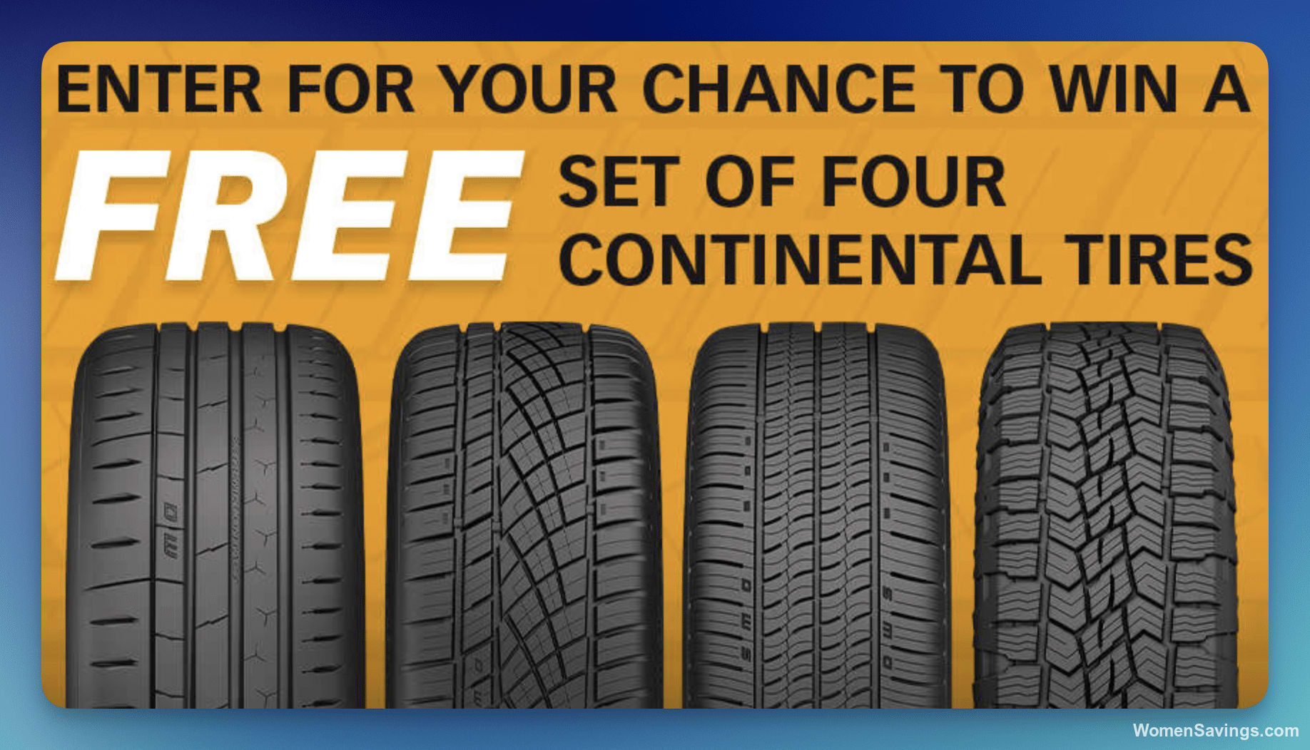Win a $1,200 Continental Tire Gift Certificate