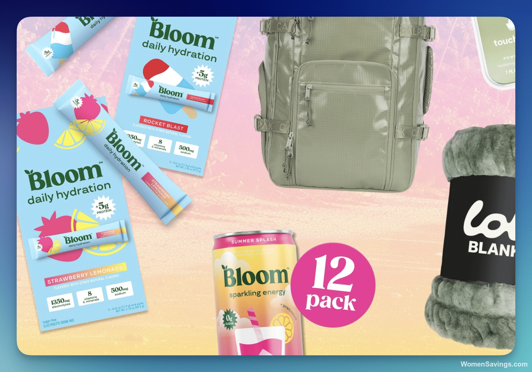 Bloom Travel Essentials Instagram Giveaway - 3 Winners