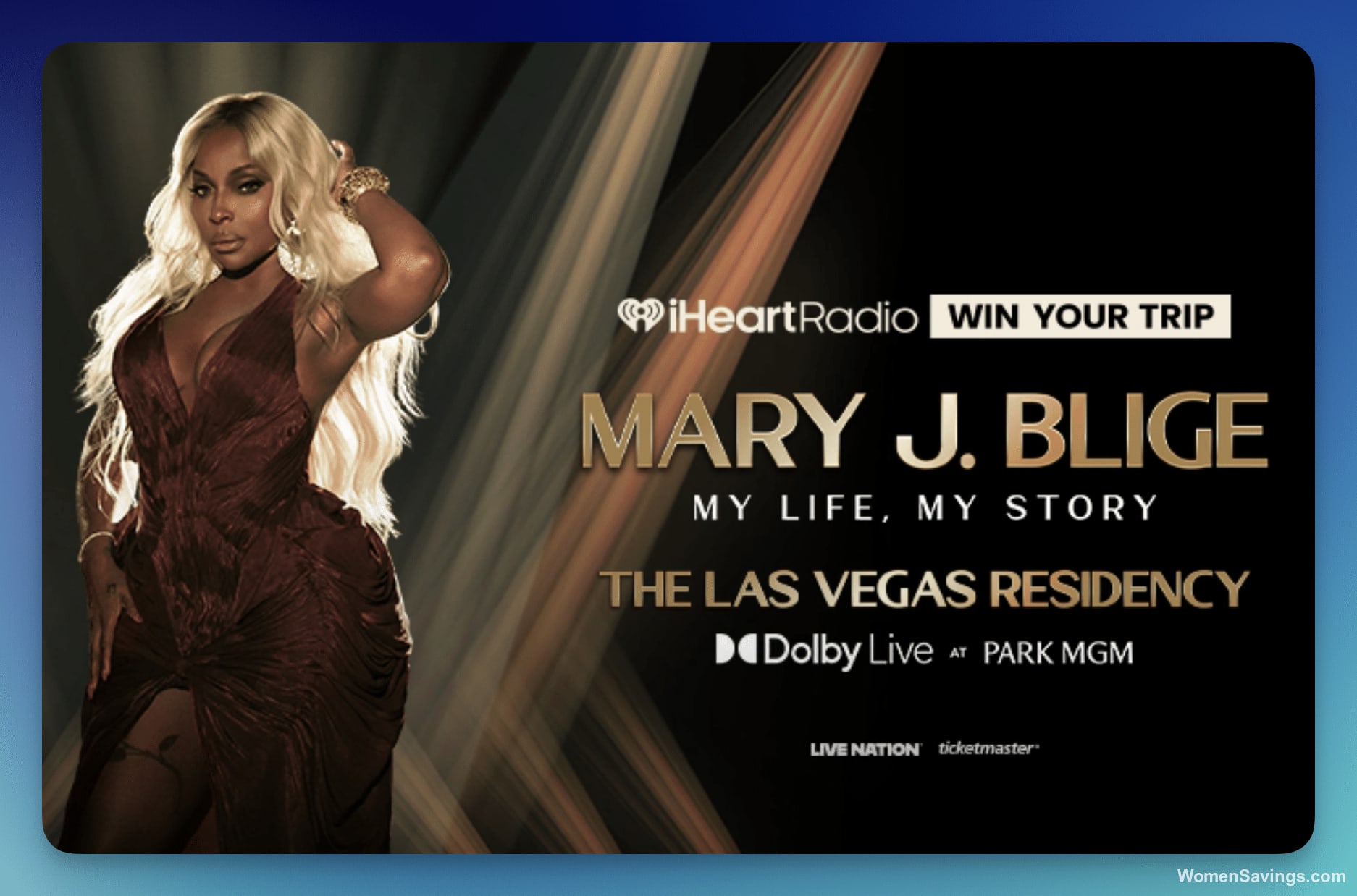 iHeartRadio Mary J. Blige Las Vegas Residency Sweepstakes