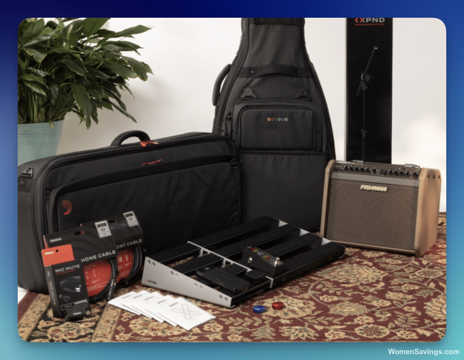 Win a Fishman Loudbox Mini Charge & D'Addario XPND Pedalboard