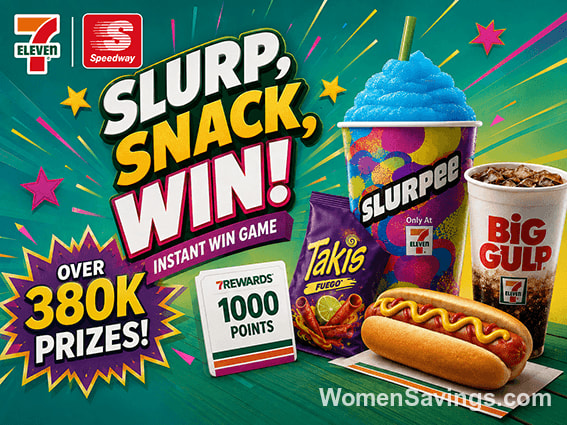 7-Eleven & Speedway Slurp, Snack, Win Game - 380K+ Prizes!