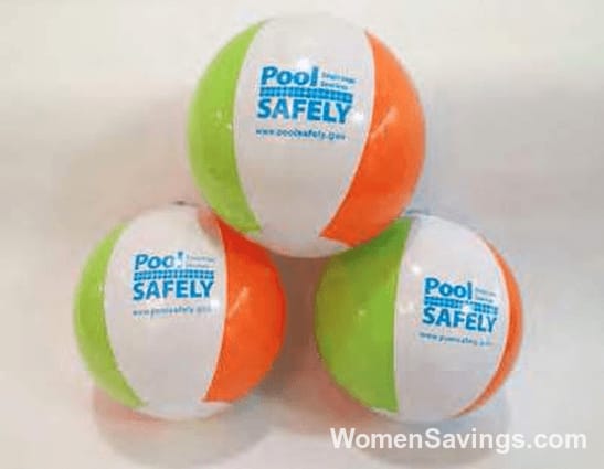 FREE Pack of 10" Beach Balls from CPSC