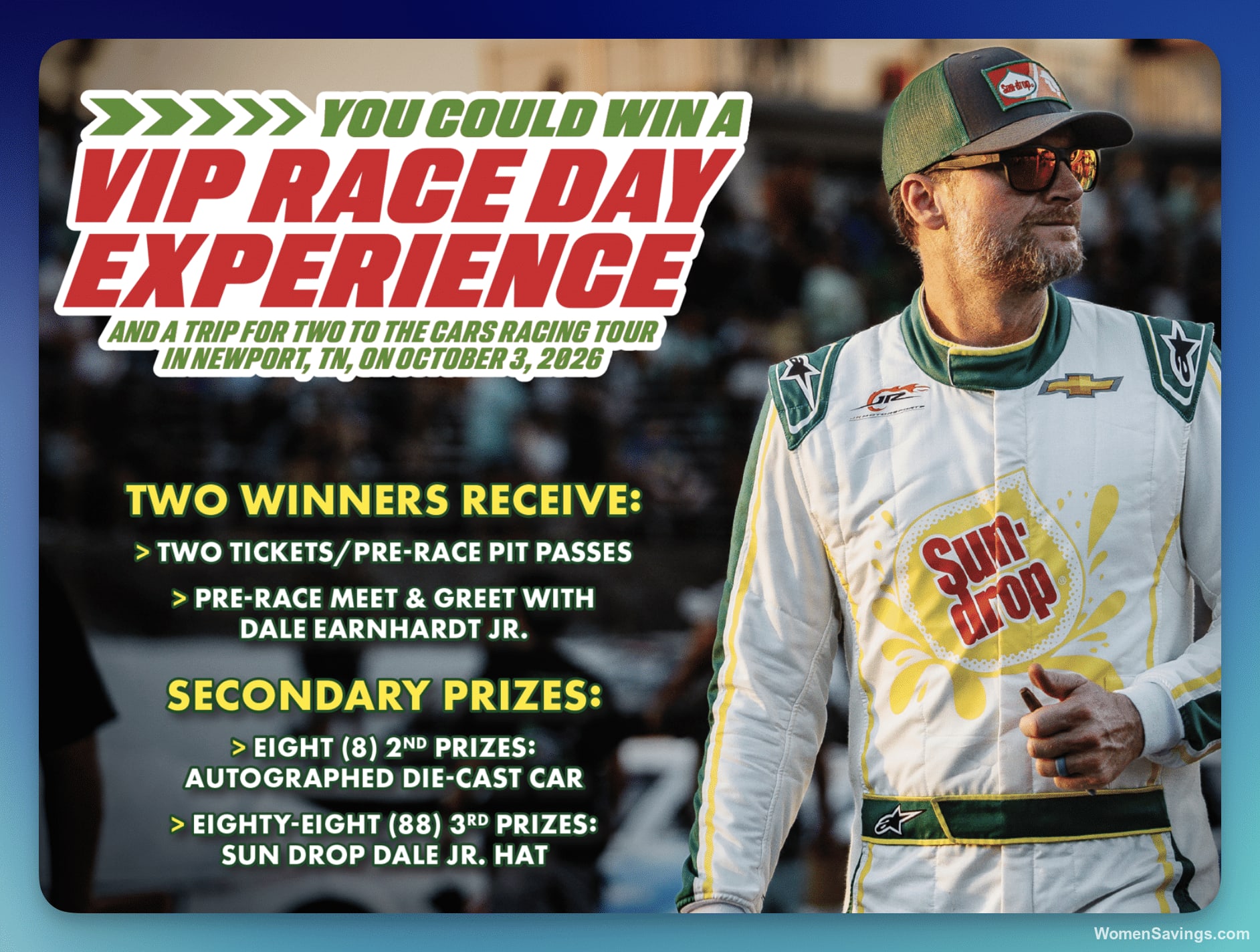 Sun Drop Dale Earnhardt Jr. Summer Sweepstakes