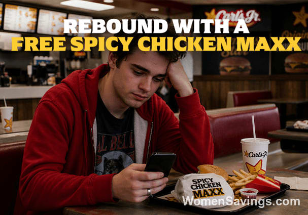FREE Spicy Chicken Maxx at Carl's Jr.