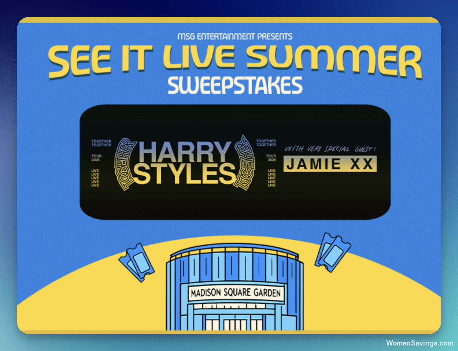 Win Harry Styles Tickets at Madison Square Garden